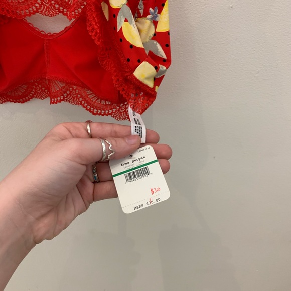 Mari Printed Bra Free People - Picture 5 of 5